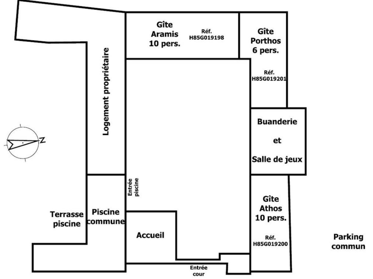 Gite 18Eme Renove Avec Piscine Couverte, Terrasse, Loisirs Et Wifi - 6 Pers. - Fr-1-426-432 레헤르비에르 외부 사진
