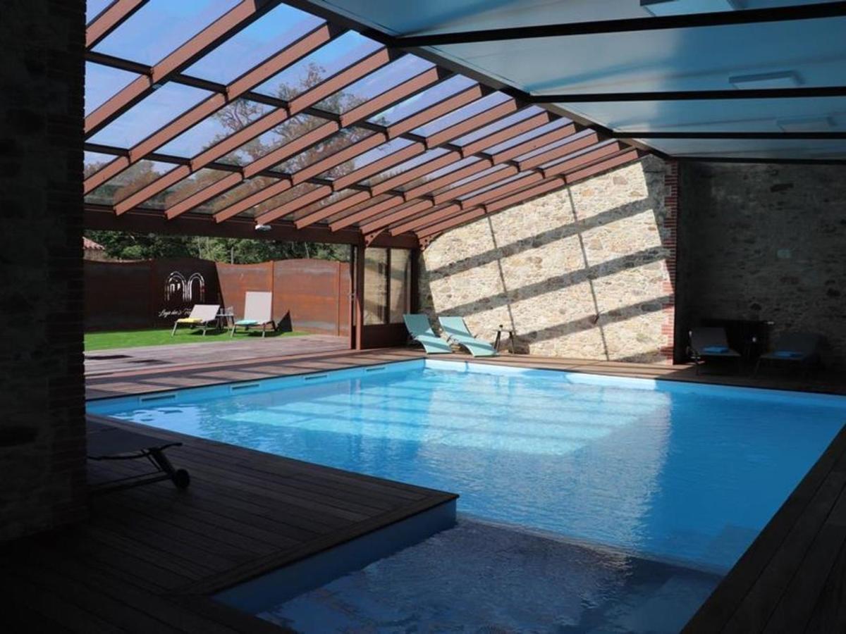 Gite 18Eme Renove Avec Piscine Couverte, Terrasse, Loisirs Et Wifi - 6 Pers. - Fr-1-426-432 레헤르비에르 외부 사진